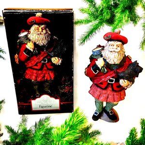 Midwest Importers of Cannon Falls Christmas Santa Scottish Mac Nicholas Figurine